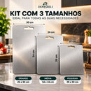 Tábua de Corte de Titânio – Antibacteriana e Antimofo