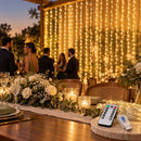 Cortina de Luz LED 3x4m com 400 LEDs Branco Frio ou Quente