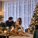 Cortina de Luz LED 3x4m com 400 LEDs Branco Frio ou Quente