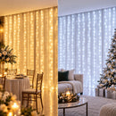 Cortina de Luz LED 3x4m com 400 LEDs Branco Frio ou Quente