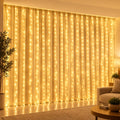 Cortina de Luz LED 3x4m com 400 LEDs Branco Frio ou Quente