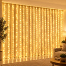 Cortina de Luz LED 3x4m com 400 LEDs Branco Frio ou Quente