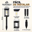 Luminária Solar de Jardim LED à Prova d'Água – Iluminação para Caminhos e Quintal