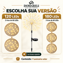 Luminária Solar LED Efeito Fogos para Jardim | 90 a 200 LEDs