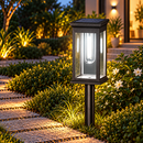 Luminária Solar de Jardim LED à Prova d'Água – Iluminação para Caminhos e Quintal