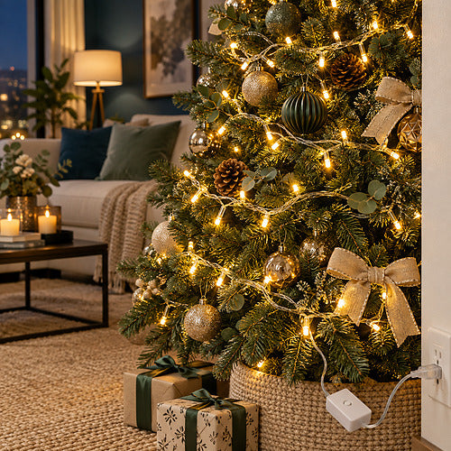 Pisca-Pisca de Natal 100 LEDs 9m com 8 Funções