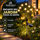 Luminária Solar Jardim Vagalume 10 Luzes IP65