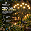 Luminária Solar Jardim Vagalume 10 Luzes IP65